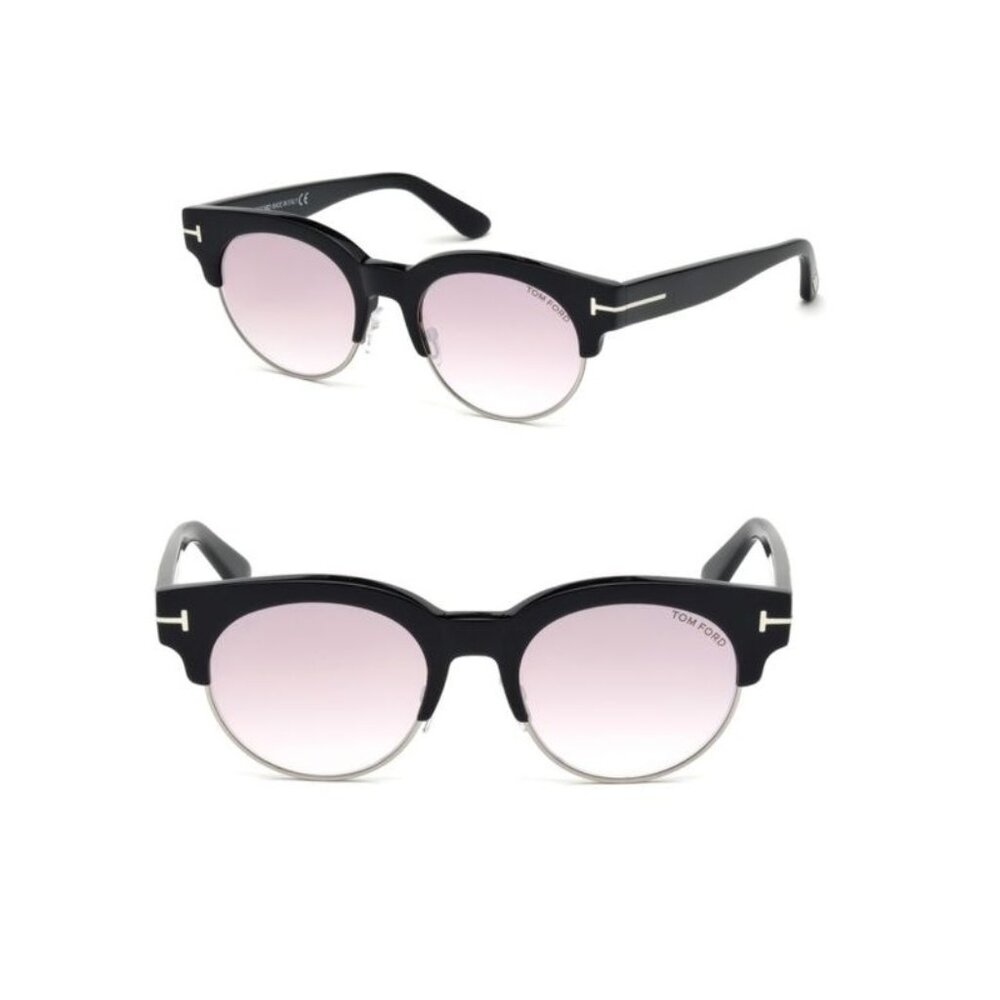 TOM FORD Henri 02 TF598 52MM Round Cat Eye Sunglasses